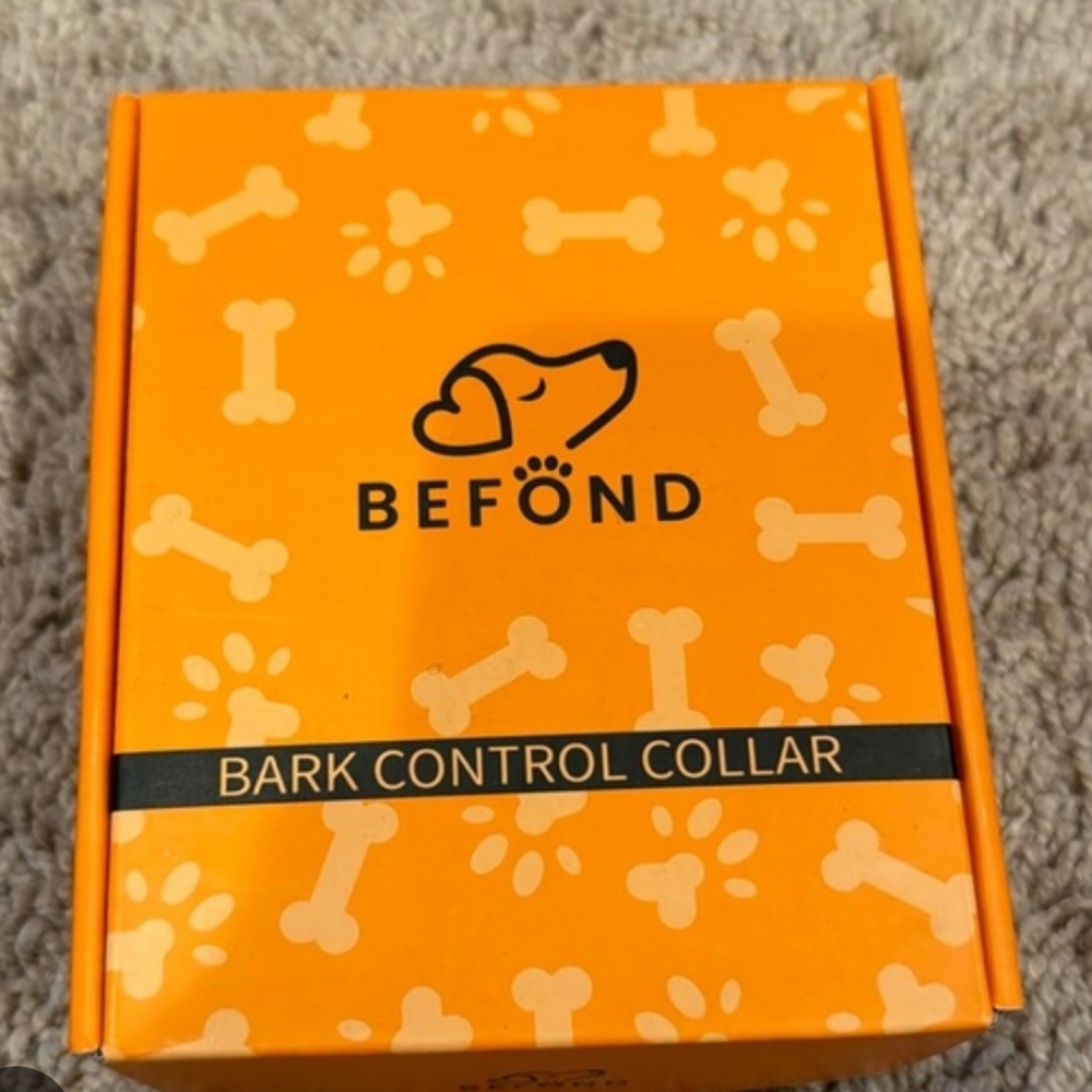 Befond Bark Control Collar in Orange, NIB